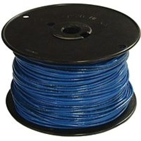 Southwire Building Wire, 12 AWG Wire, 1 Conductor, 500 ft L, Copper Conductor, Nylon Sheath 12BLU-SOLX500